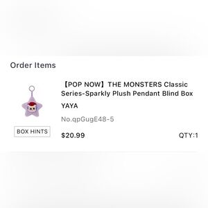 NEW THE MONSTERS LABUBU yaya Classic Sparkly plush pendant blind box sealed